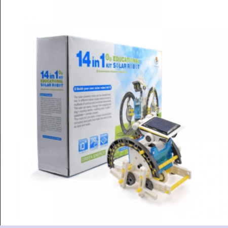 14 in 1 Educational DIY Solar Transformers Robot Toy